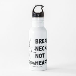 Break Necks Not Hearts Acura NSX Japanese Retro Car Enthusiast Water Bottle
