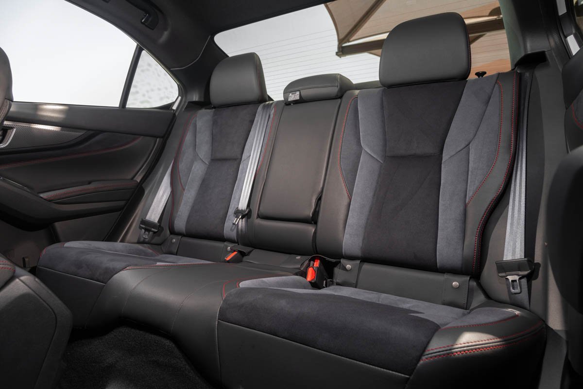 2022 Subaru WRX Rear Seats