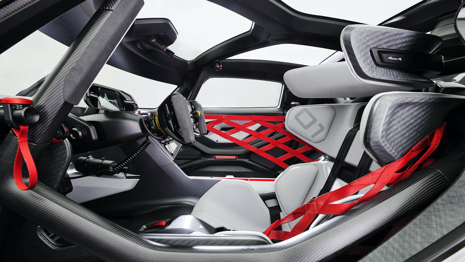Porsche Mission R Concept Interior View