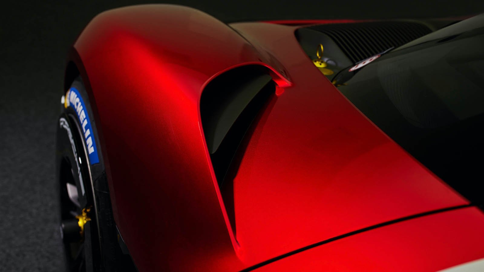 Porsche Mission R Concept Fender Vent Closeup