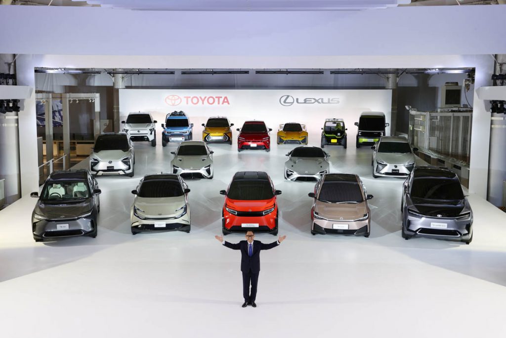 Akio Toyoda Presenting Full EV Lineup for Toyota and Lexus