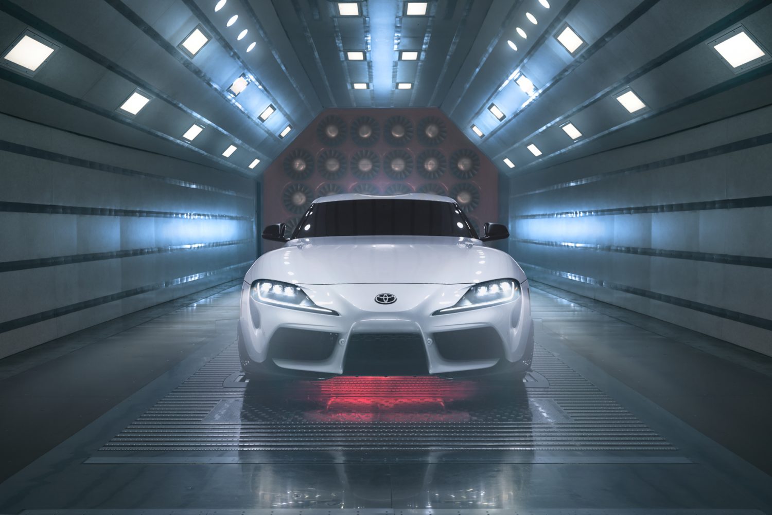 2022 Toyota GR Supra A91 CF (Carbon Fiber) Edition in a Wind Tunnel