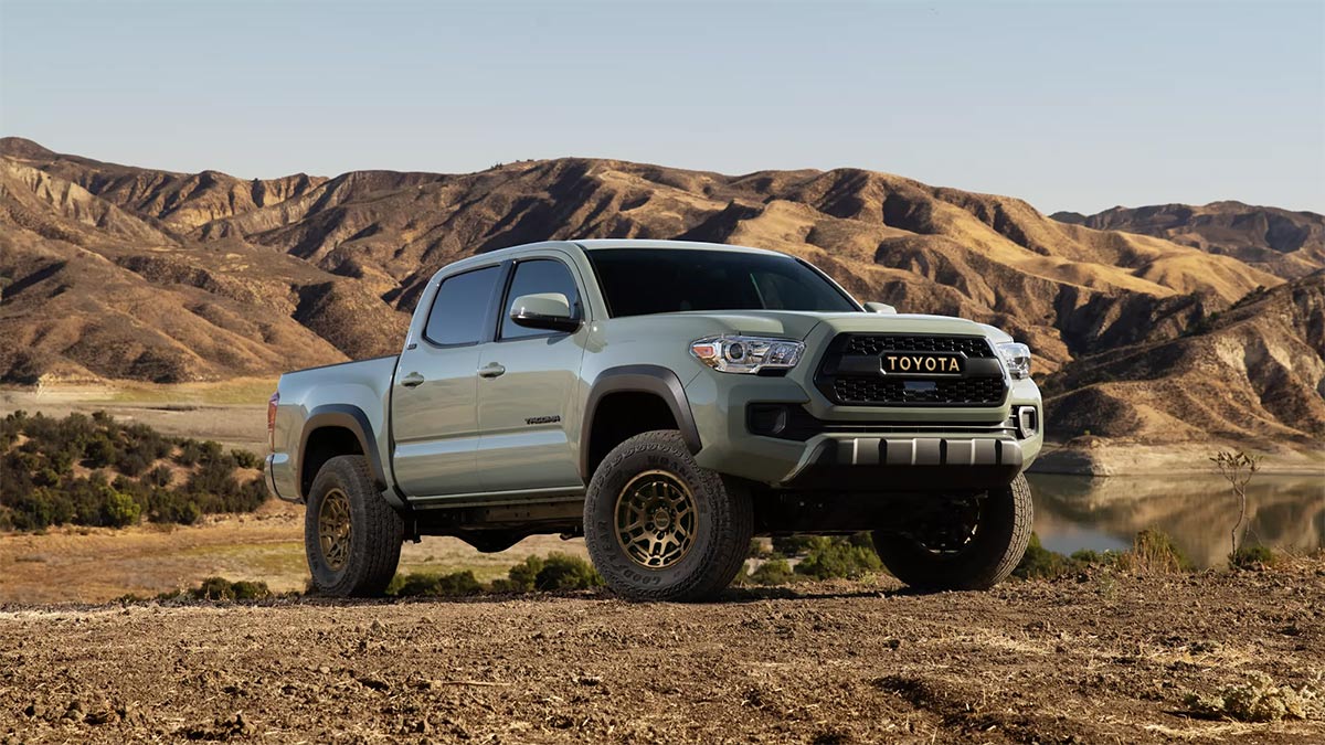 2022 Toyota Tacoma SR5 Double Cab in Lunar Rock with Available Trail Special Edition Package
